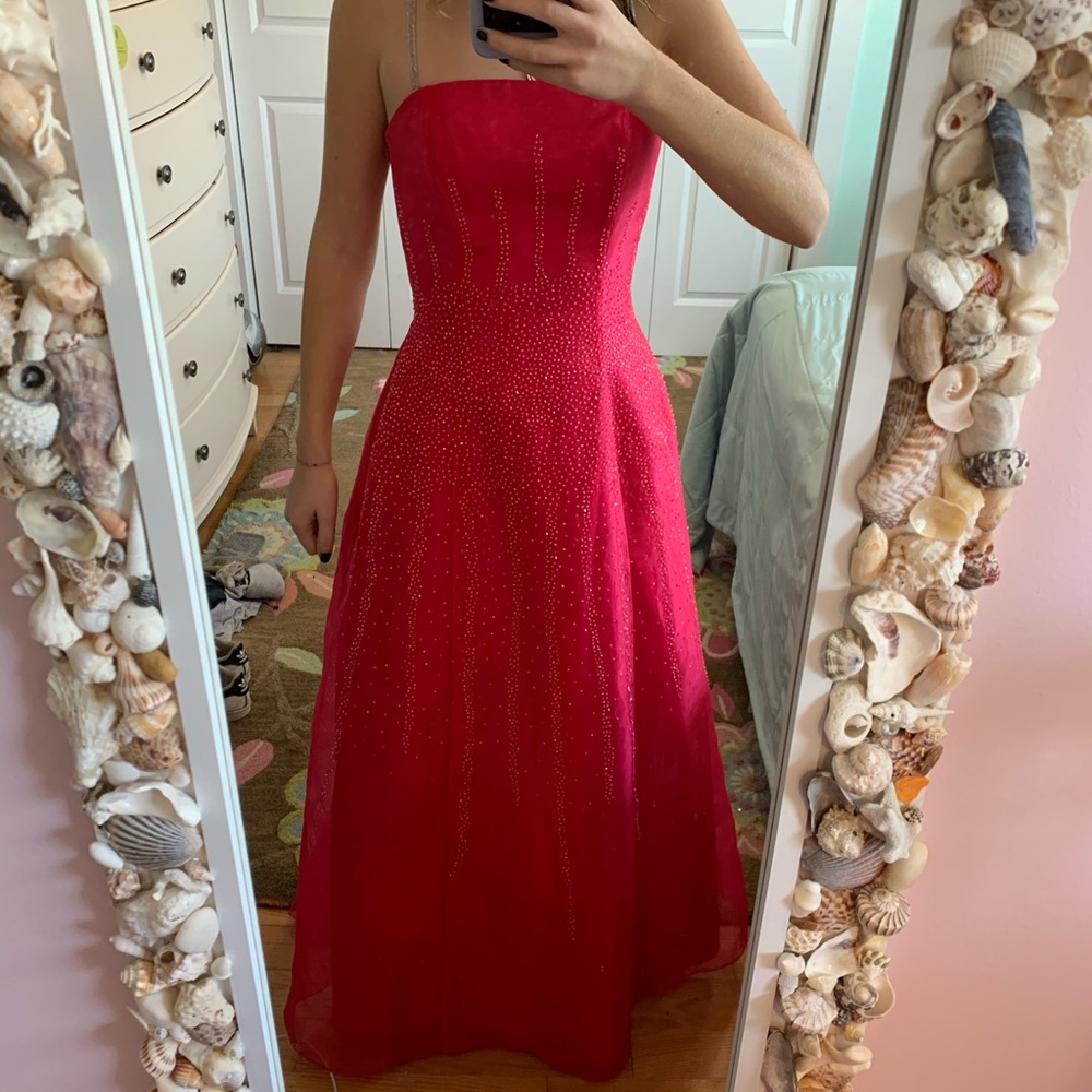 Pink/Red Prom Dress
